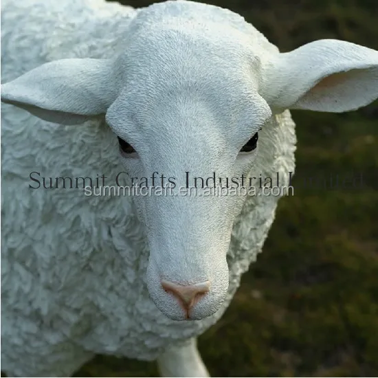 life size resin sheep