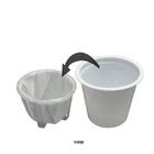 Disposable k cup and filter k cup coffee capsule for keurig compatible machine