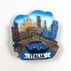 ITALIA Wholesale Customized Souvenirs Resin 3D Fridge Magnet for Different Countries
