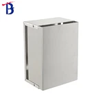 customized precision aluminium black metal box