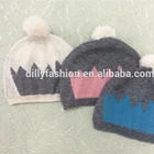 2018 new design knitted Pom pom hat baby cashmere hat for winter
