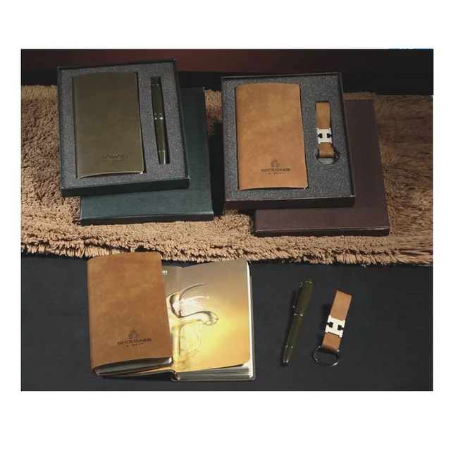 pen set,notebook pen mobile charger gift set,business notebook