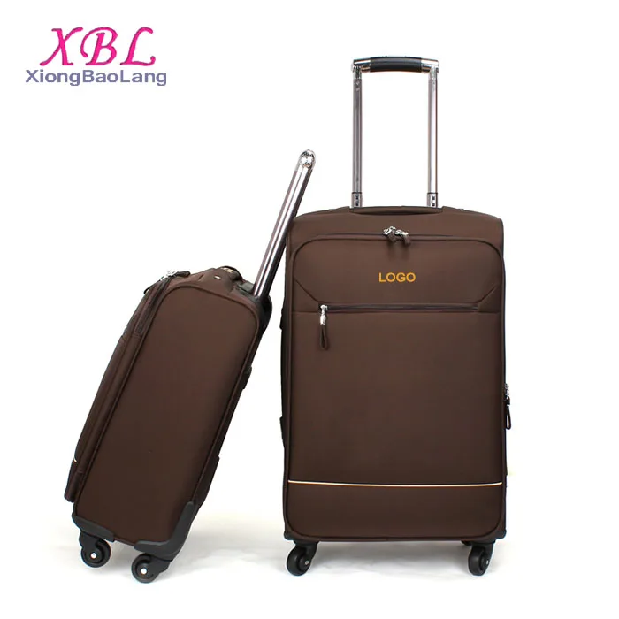 XBL Brown Business Suitcase Oxford Trolley