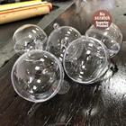Transparent Grade Transparent Plastic Ball Wholesale Transparent Openable And Hanging Food Grade Clear Plastic Ball Candy Container
