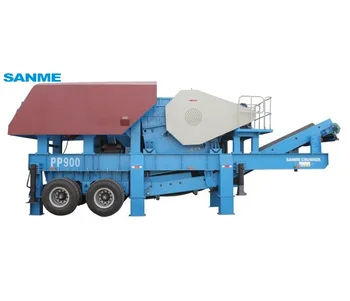2018 new style fine crushing or sand making operations mobile concrete crusher