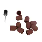 Professional Nail Pedicure Clean Tools Nail art Sanding Bands Block Cap For Removing Dead Skin
