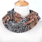 Young Ins Style Contrast Colors Infinity Scarf