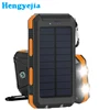 Waterproof IP67 Outdoor External Battery Solar Charger Mobile Power Bank For Smartphone