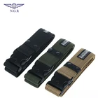 Military Tactical Belt,Heavy Duty Gun & Work Belt, Quick-Release Webbing Nylon Belts with Metal Buckle