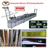 webbings/label ribbon automatic silk screen two colors cotton tapes silkscreen printing machine
