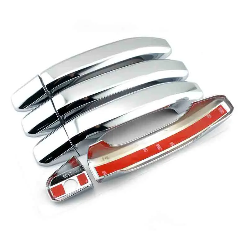 Plastic Abs Carbon Fiber Car Door Handle Cover Auto Chrome Door Handle