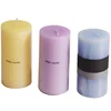 Colored fragrance Party Pillar Candle Export to Spain Market