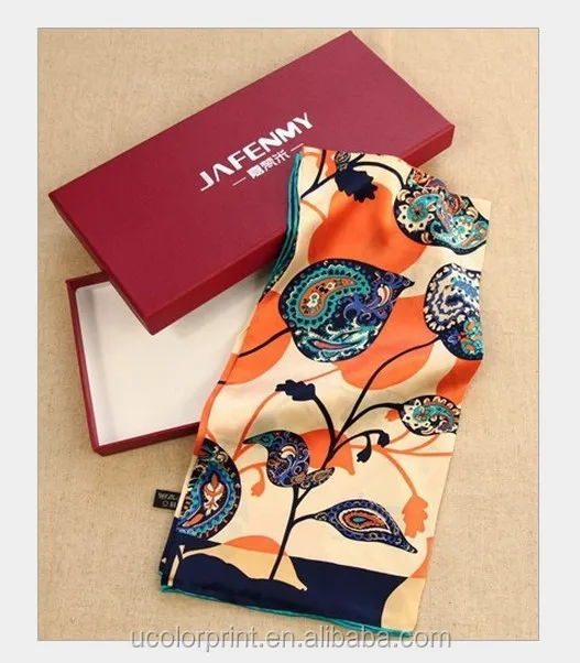 promotional card paper box for scarf packaging
