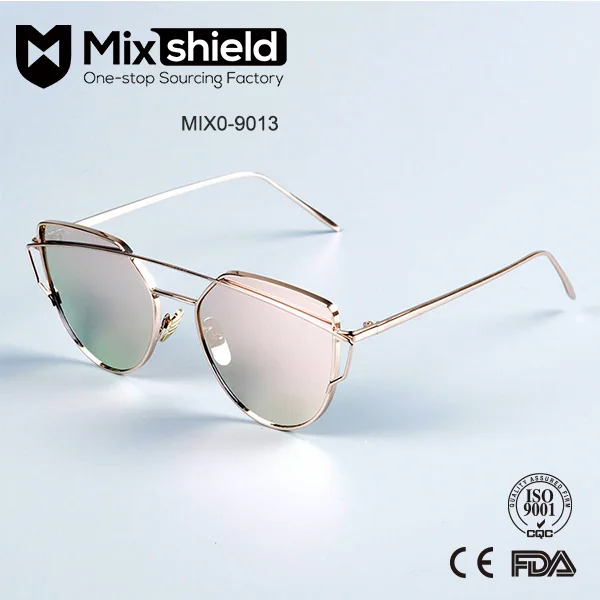 mirrored metal sunglasses