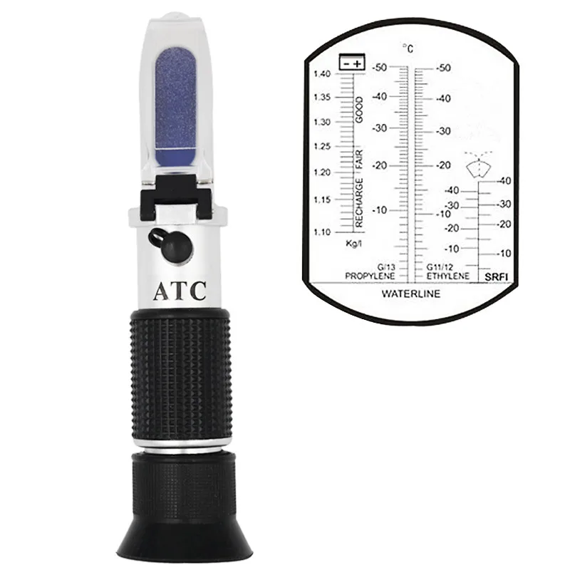 ATC Auto Battery Antifreeze Refractometer Glycol Detector Propylene Tester #Cr 