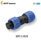 Factory high quality best price IP68 2 3 4 5 pin 3A 5A 180V SP1110 Weipu circular cable male female threaded connector