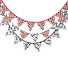 Checkered Racing Flag Checkered Race Car Pennant Flags for Race Car Party/Sport Events