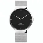 Unisex Quartz Stainless Steel Mesh Strap Custom Design Your Own Watch