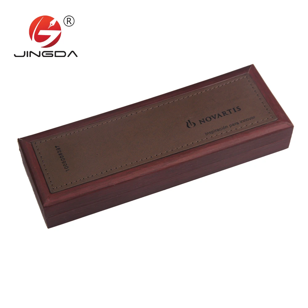 custom made leather gift case printing your logo leather and