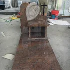 Baby Headstone Multicolor Red Granite Tombstone Monument