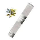 Boomwow Foil Round Silver Gold Rose Gold Confetti Popper Party Confetti Cannon for Birthdays Weddings