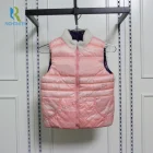 Kids children girls winter all over print cotton-padded reversible waistcoat