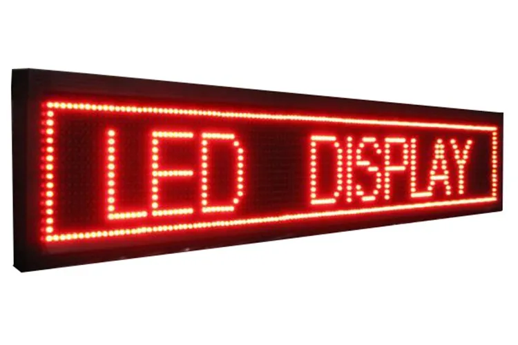 Hot P10 Double Sided Outdoor Scrolling Led Open Sign For Advertising