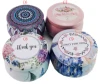 Stock Low MOQ High Quality Round Metal Candy Mint Gift Candle Tins Box