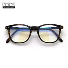 New design custom logo mixed material eyewear anti blue light blocking glasses