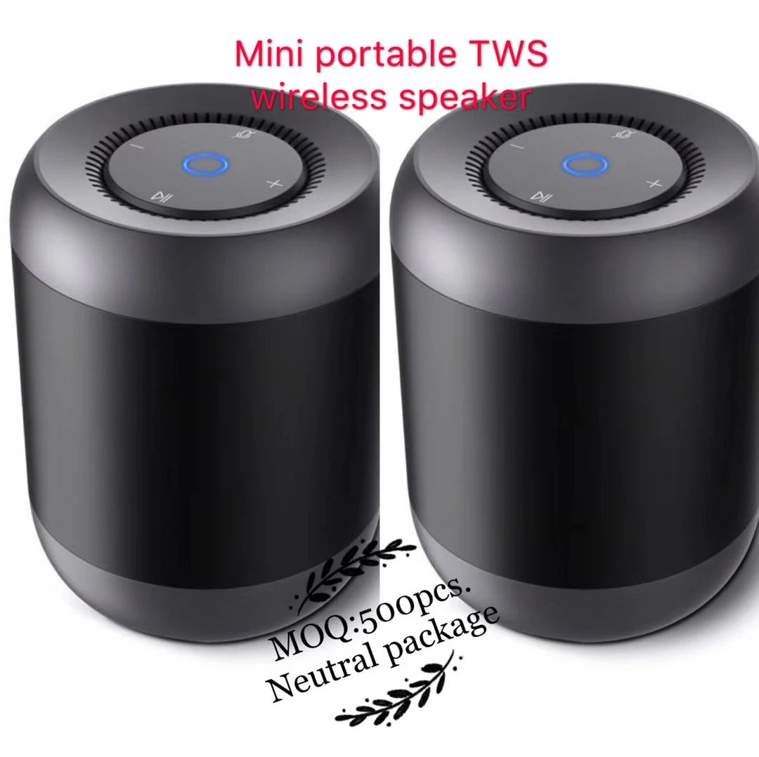 2019 new technology portable wireless heavy bass TWS mini speaker - ANKUX.COM