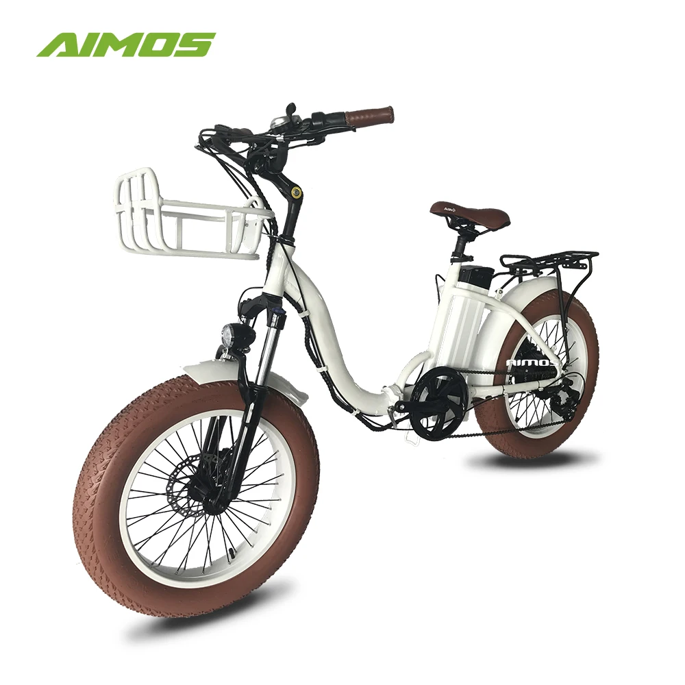 fat tire beach hide battery electric snow bike with 7 speed gear