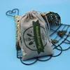 Hot sale custom printed recycled jute draw string bags sacks