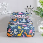 Wholesale baby crib children's dinosaur toddler embroidery baby cartoon character bedding