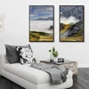 Pieces Modern 3D Beautiful Picture Scenery Canvas Art Poster For Nordic Home Decor