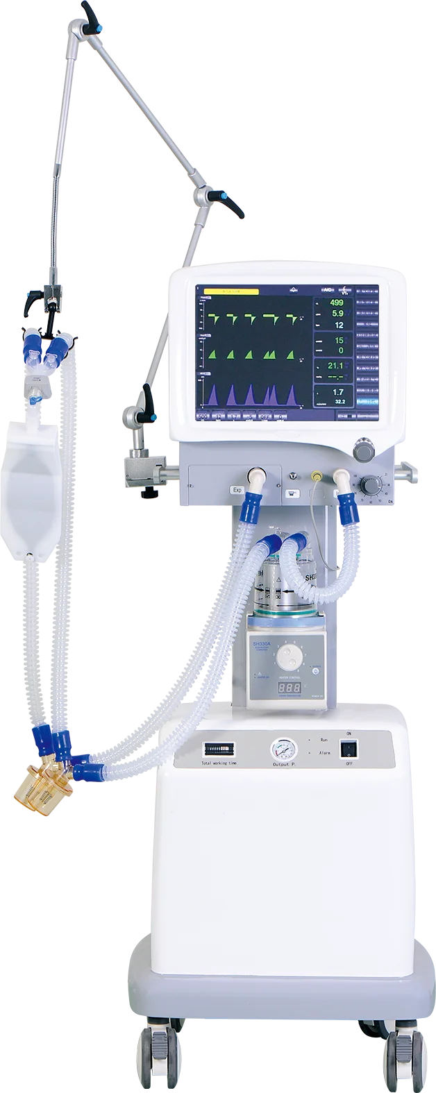 中国供应商品牌超级明星医院运输 icu 呼吸机 s1100b