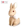 chinese supplier plastic resin pvc rabbit toy safe money box pretty money bank