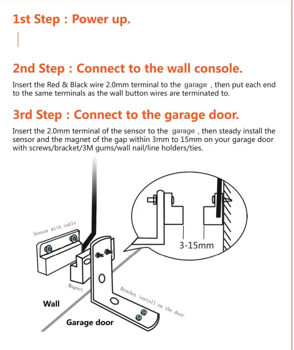 Tuya Wifi Switch Garage Door Controller For Car Garage Door Opener