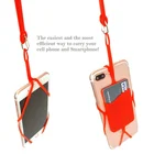 Free samples and Wholesale silicone rubber lanyard cell phone case