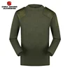 military CONGO design green color long sleeves good price sweater