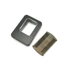 Metal PVC window box wooden beard comb sandalwood