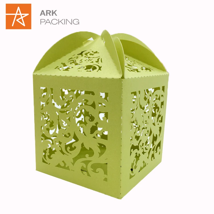 recyclable delicate paper cardboard wedding souvenirs gift box