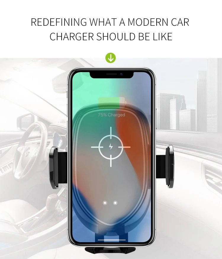 2018 Autolion chargeur RAPIDE noir et rouge 10 W 7.5 W 5 W simple bobine de chargeur sans fil de voiture - ANKUX Tech Co., Ltd