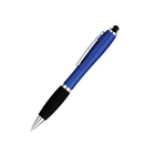 Rubber grip branded touch screen stylus ball pen for smart phone