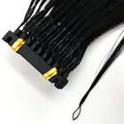 Wholesale Double Drawn RussiaRown Virgin Remy 6D Human Hair Extension 0.5g/s