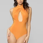 2019 Most Popular Sexy Female Bodycon Hollow Out Thong Cheap Bodysuits For Women