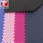 water resistant or water proof waterproof plain dyeing 230t 230d twill nylon fabric with pu coated