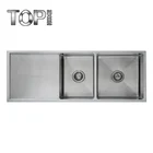 man-made commerical 27*14 inches bar sinks with drain board