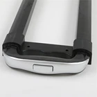 Custom color mute plastic suitcase hardware luggage handle attachment rubber for bag accessory