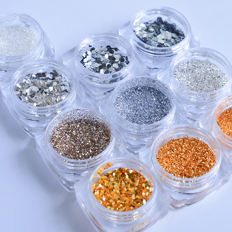 shiny nail glitter powder