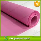60gsm pink color spunbond Polypropylene non-woven fabric cloth for car seat cover & car cover